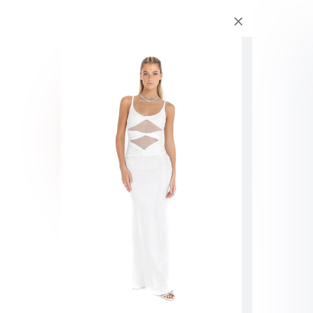 The Bar Quinn Dress Blanc Size 4 *Never Been Worn* with Tags